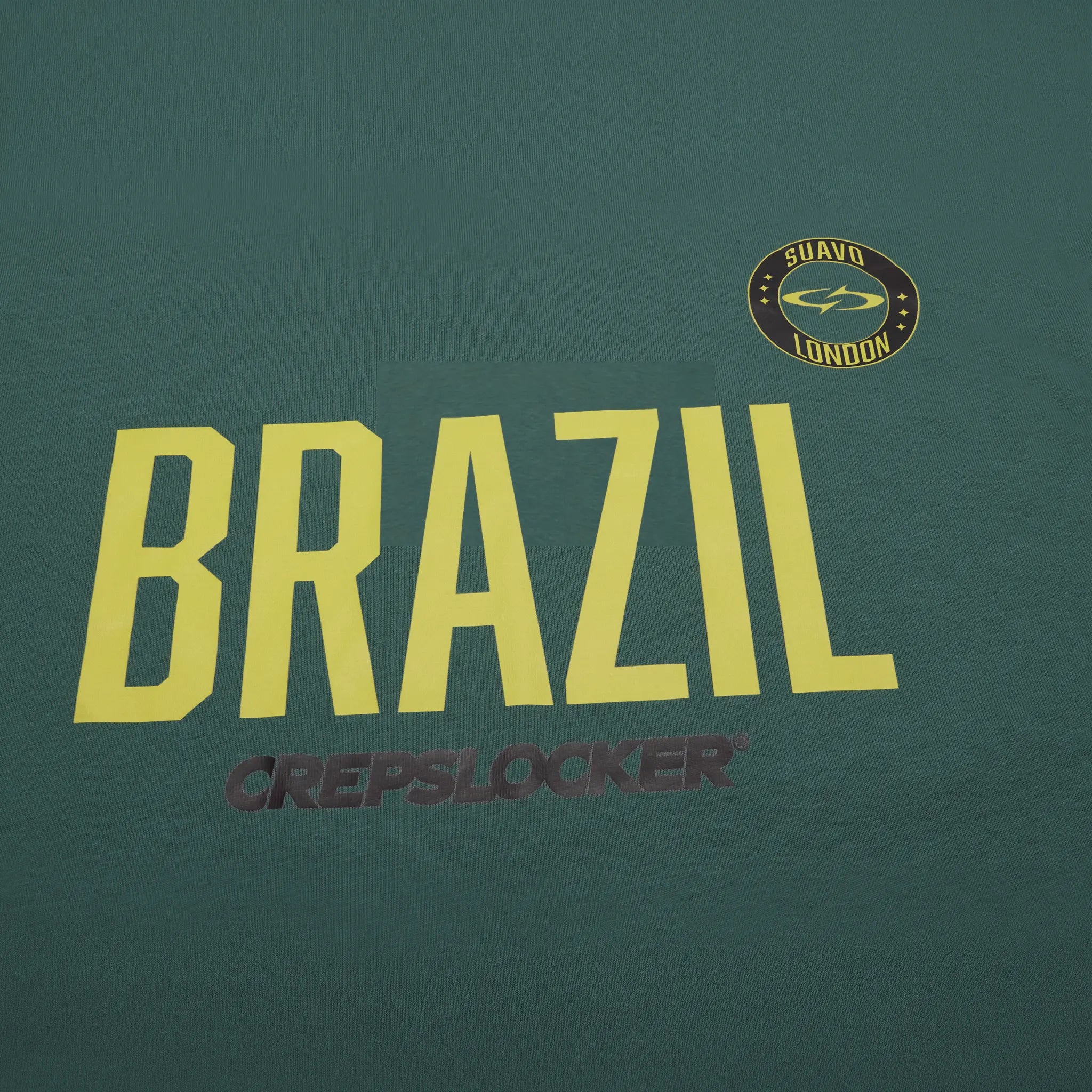 Detailed View of Suavo London x Crepslocker Brazil T-Shirt